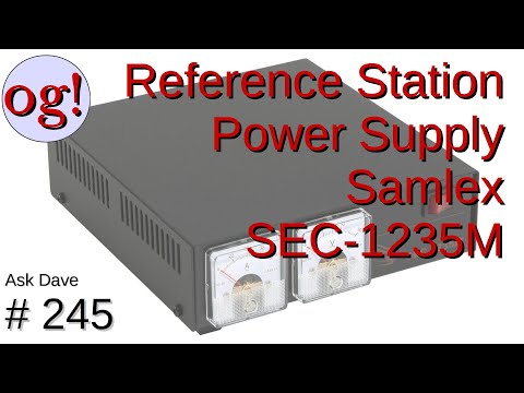 Reference Station: Samlex SEC-1235M 13.8 VDC Power Supply