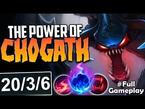 THE TRUE POWER OF CHO'GATH | CANT BE STOPPED | Cho'Gath vs Jax TOP | NA Unranked to Diamond #26