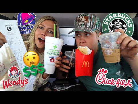 LETTING THE PERSON IN FRONT OF US DECIDE OUR ORDER! *things got crazy…🤯😬