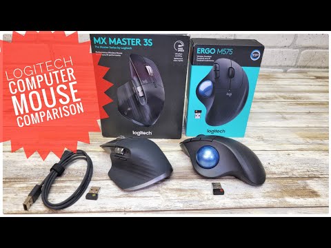 Logitech MX Master 3S Wireless Mouse vs ERGO M575 TrackBall Mouse Comparison