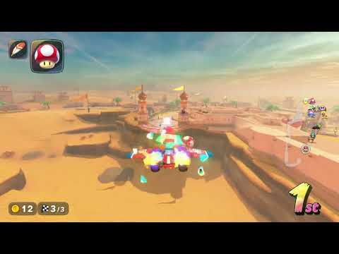 Mario Kart World Flower Cup 150cc (Triple Star Rank)
