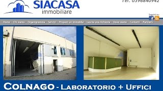 preview picture of video 'CORNATE D'ADDA: Capannone con Laboratorio e Uffici in Vendita & Affitto Adiacenze Centro Il Globo'