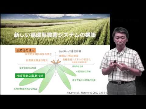 生命環境学部　椎名隆教授講義「遺伝子組み換え作物を栽培する理由」