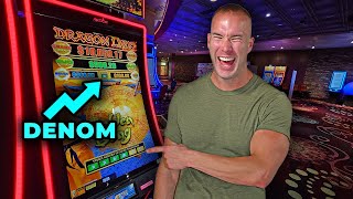 I Raised My Denom and Won on a Dragon Link Slot in Vegas