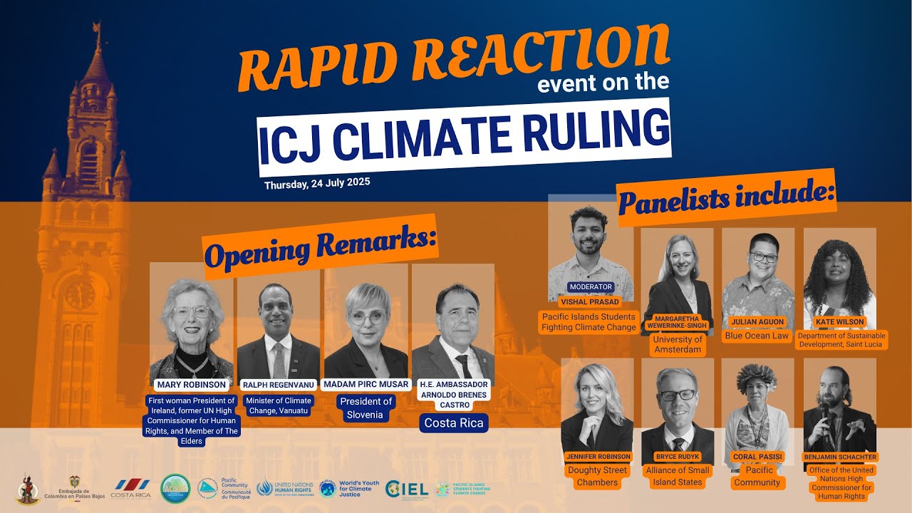 A Verdict for the Planet: Legal and Political Reflections on the ICJ Climate Ruling