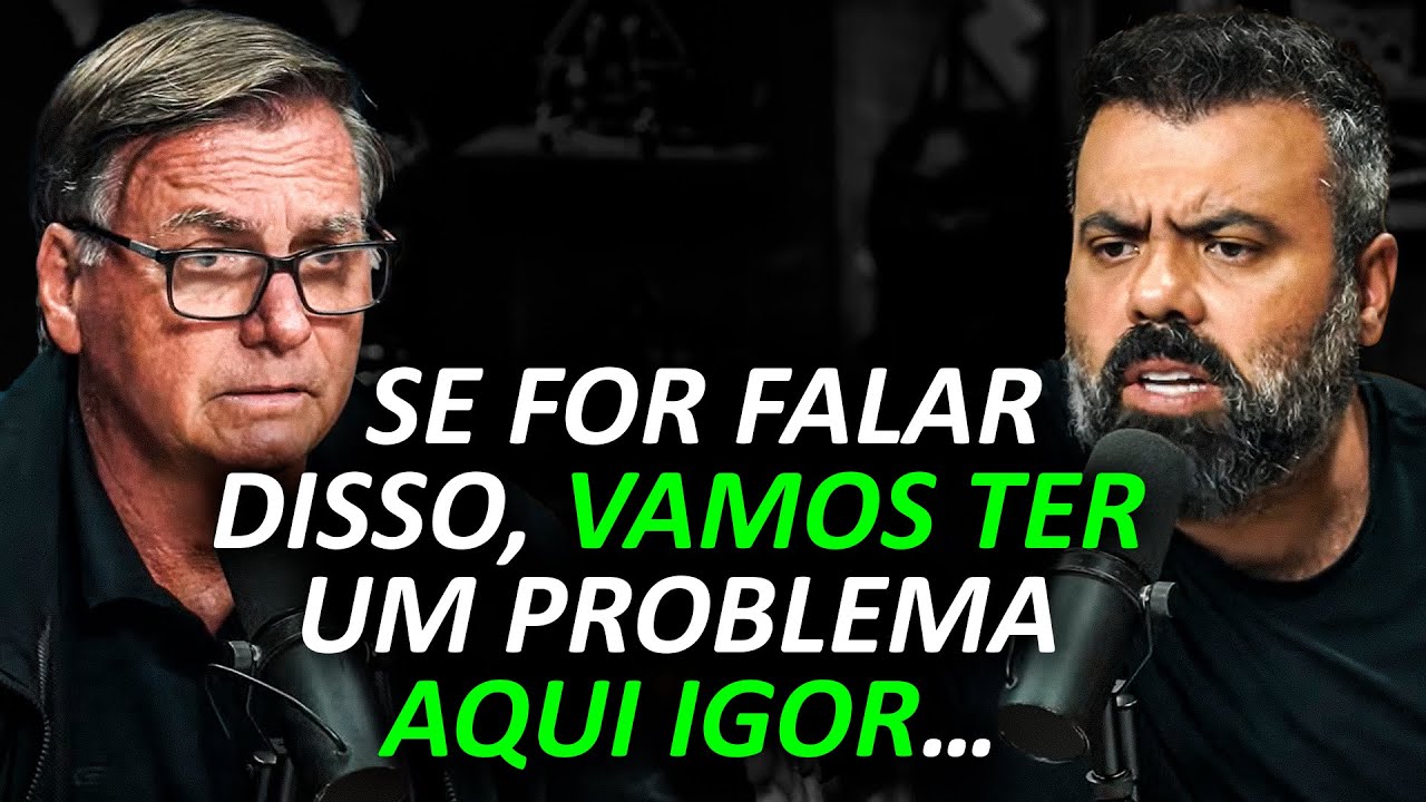 O ÚNICO ASSUNTO PROIBIDO no EPISÓDIO com BOLSONARO