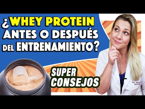 ¿WHEY Protein ANTES o DESPUÉS del Entrenamiento? Video