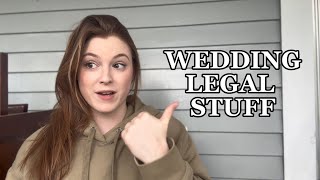 Wedding Planning Bootcamp - LEGAL Stuff!