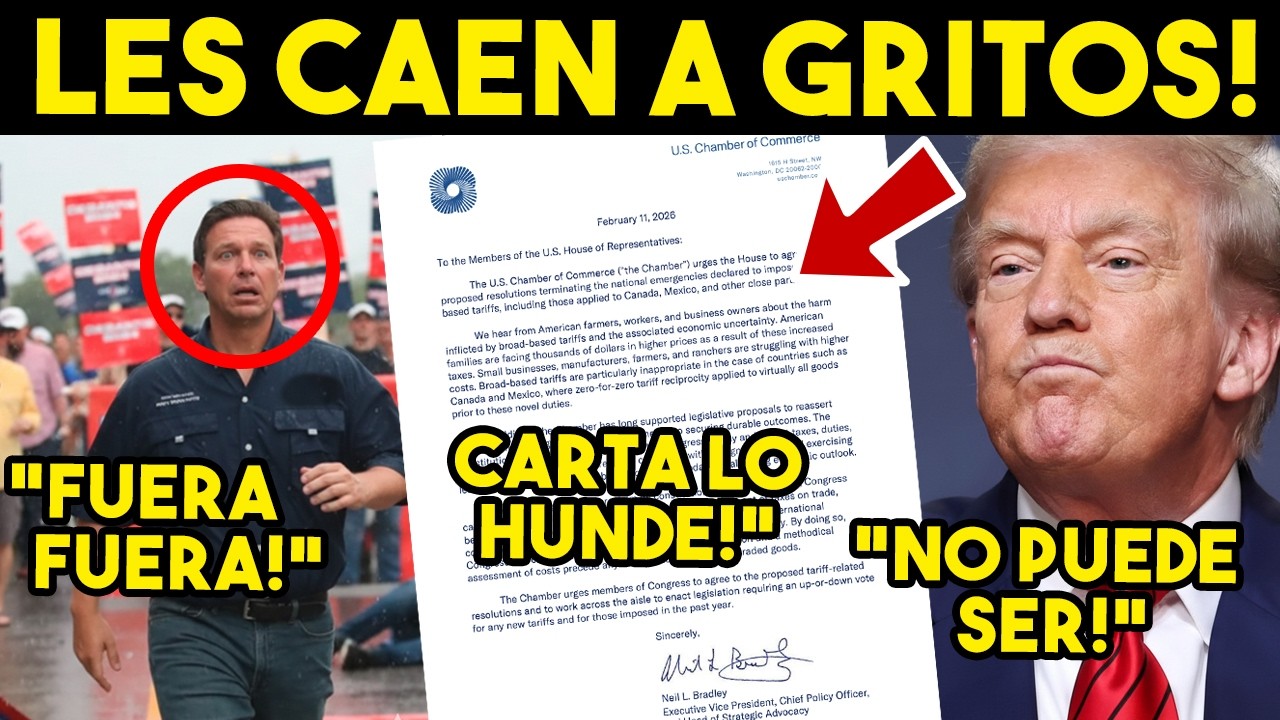 PANICO TOTAL! TRUMP HELADO, LES CAEN A GRITOS. SALEN HUYENDO. HOY