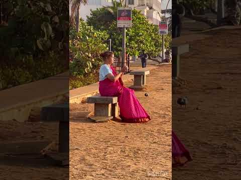 2024 04 23 PONDY BEACH SAROJINI MEDITATION