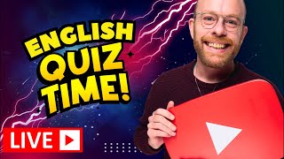 🔴 English Vocabulary LIVE QUIZ with Ger!