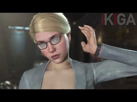 POWER GIRL ALL MIRROR MATCH DIALOGUES & VICTORY ANIMATION WINNING POSE - INJUSTICE 2 2020