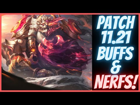 PATCH 11.21 BUFFS & NERFS!! VIEGO BUFFS AND GOREDRINKER CHANGE!!| League of Legends