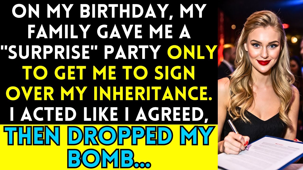 My Family Threw a "Surprise" Party to Get My Inheritance, but I Had Other Plans...