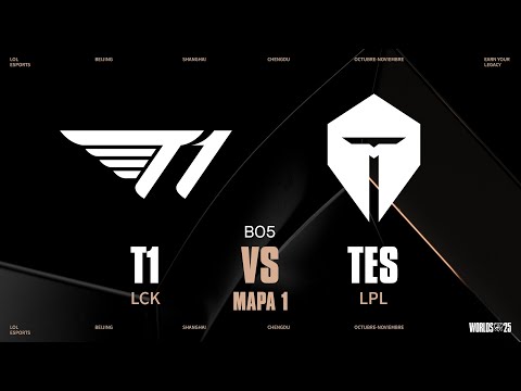 T1 VS TES - GAME 1 - SEMIFINALES - DÍA 2 - WORLDS - 2025 - LEAGUE OF LEGENDS