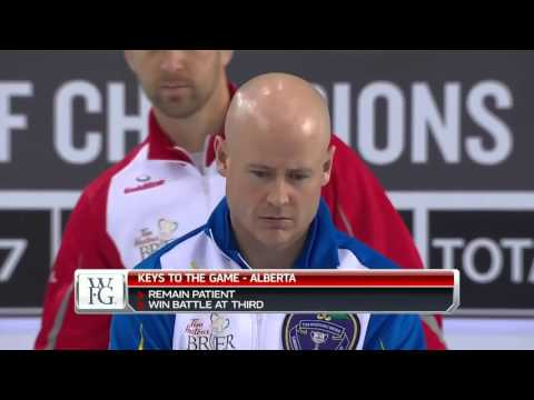 Gushue (NL) vs. Koe (AB) - 2016 Tim Hortons Brier (Draw 9)