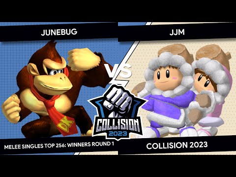 Collision 2023 - Junebug (Donkey Kong) VS JJM (Ice Climbers) - Melee Singles Top 256 - Winners R1