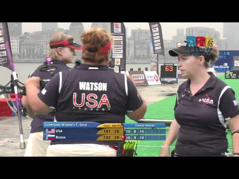 USA v Russia – compound women's team gold | Shanghai 2011 Archery World Cup stage 4