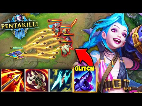 JINX BUT MY ROCKETS SPLASH 3 TIMES AND LOOKS LIKE A GLITCH (PENTAKILL!)