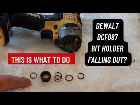 How To Repair The Chuck on a DCF887 DeWalt Impact Driver