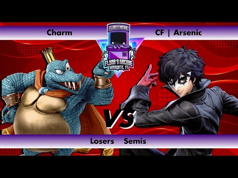 Flynn's Arcade 075 Losers Semis - Charm (King K. Rool) vs CF | Arsenic (Joker) SSBU Tournament 2023