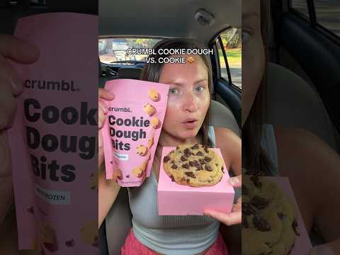 can i make a better cookie than crumb using their own cookie dough 👀 #crumbl #cookies #baking