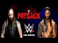 Roman Reigns Vs Bray Wyatt Underground Match WWE Payback