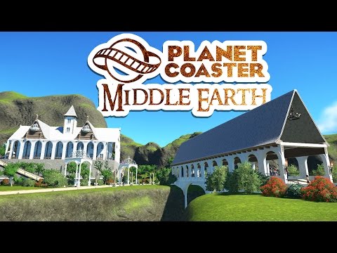 Planet Coaster Alpha 3 Gameplay - Rivendell Entrance! - Let's Play Planet Coaster Alpha 3 Part 4