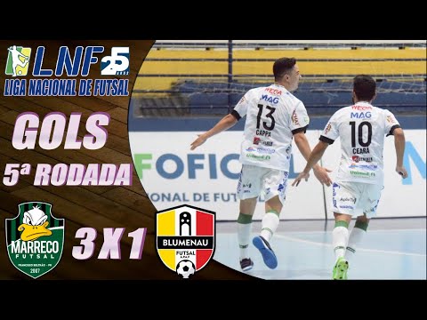 Gols Marreco 3x1 Blumenau | 5ª Rodada | LNF 2020 (14/09/2020)