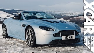 Aston Martin V12 Vantage S Roadster: Topless in the Snow - XCAR