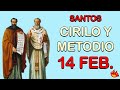 Quiénes Fueron los Santos Cirilo y Metodio | Santo del Día 14 de Febrero de 2021