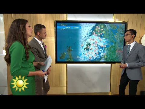 Sol eller ”monsun”-regn, så blir vädret där du bor  - Nyhetsmorgon (TV4)