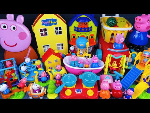 11 Minutes Satisfying with Unboxing Peppa Pig Villa and Ferris Wheel Playset ASMR｜Review Toys