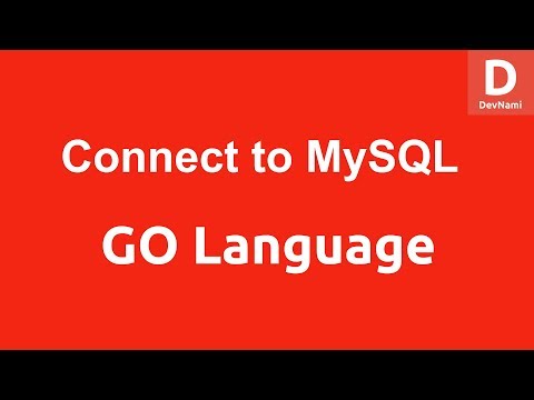 GO Programming Connect to MySQL Database