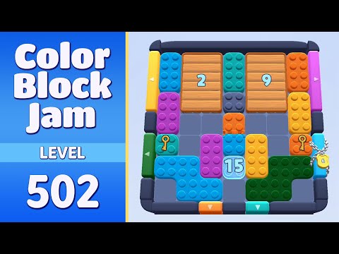 Color Block Jam Level 502 | Every Puzzle Solved! 🎯
