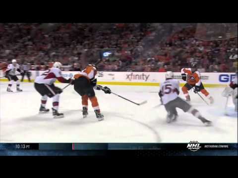 Jakub Voracek goal 1-0 Mar 2 2013 Ottawa Senators vs Philadelphia Flyers NHL Hockey