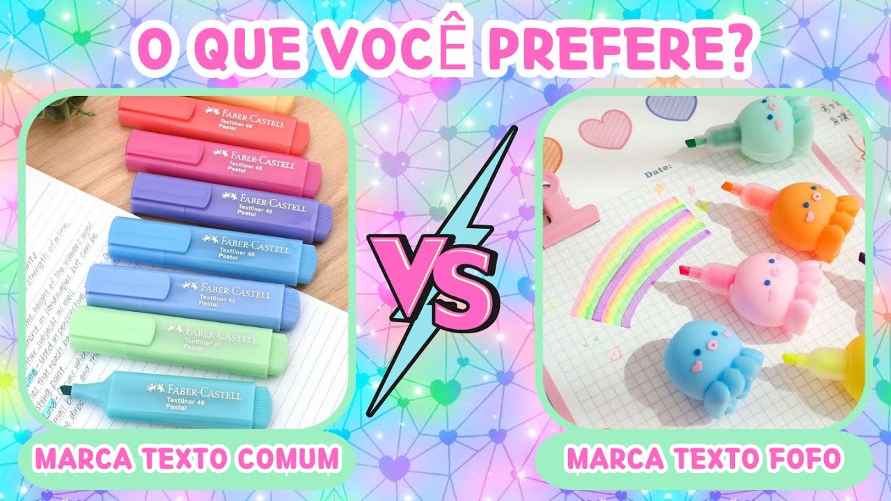 📘🎒 O Que Você Prefere? 📒 | +85 Perguntas de Volta ás Aulas / Material Escolar📚🎓  | Jogo das Escolhas
