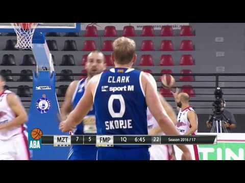 ABA Liga 2016/17 highlights, Round 10: MZT Skopje Aerodrom - FMP (18.11.2016)
