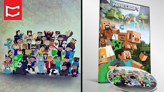 #23 Adobe Photoshop CS6 - DVD Mockup Actions - Minecraft
