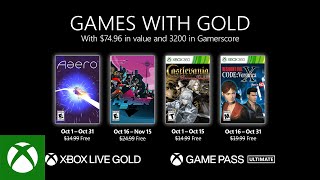 Games With Gold di ottobre 2021