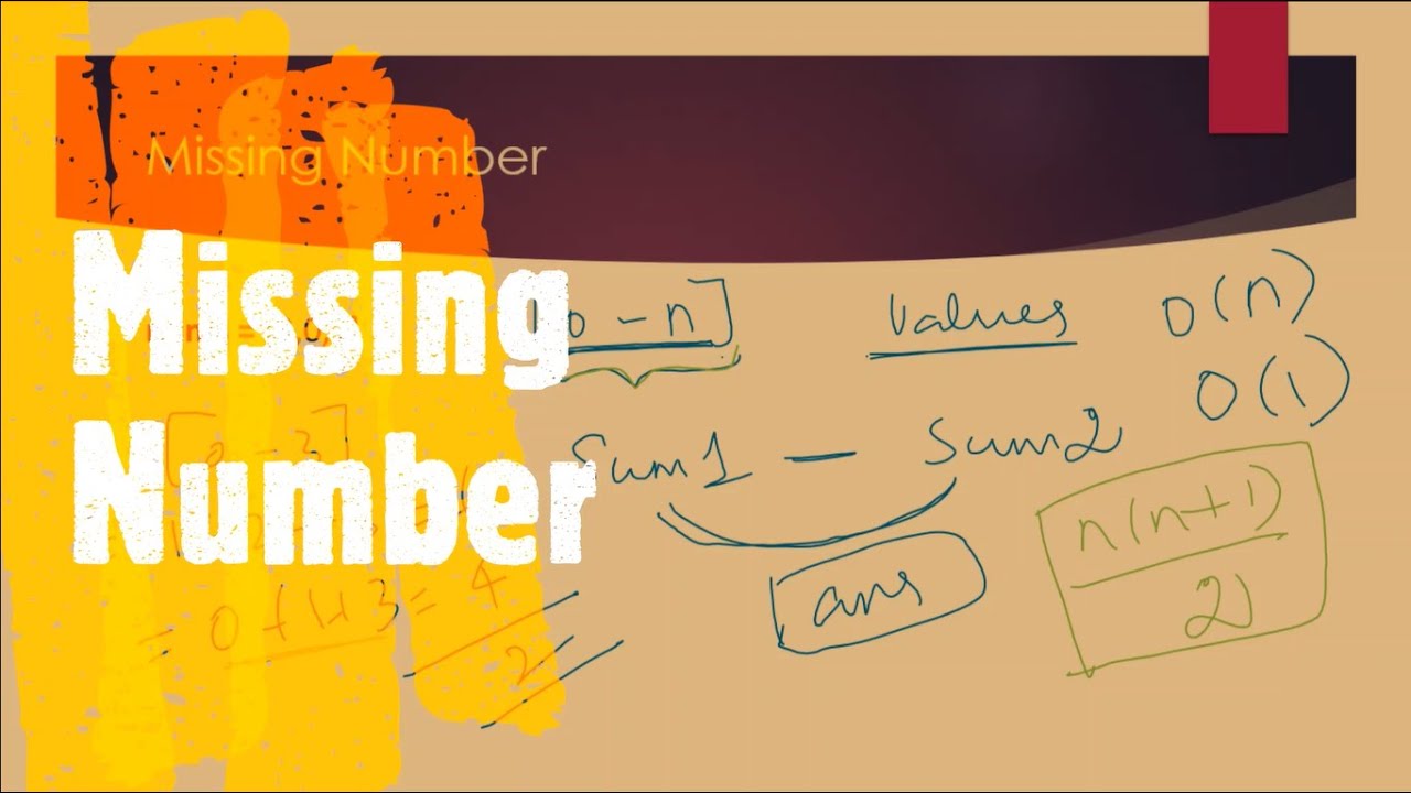 Missing Number | LeetCode 268 | CodersCamp