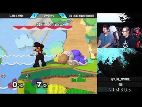 Nimbus #20 - SFS | KoopaTroopa895 (Mario) VS TS TNC | ARMY (Ice Climbers) SSBM Grand Final