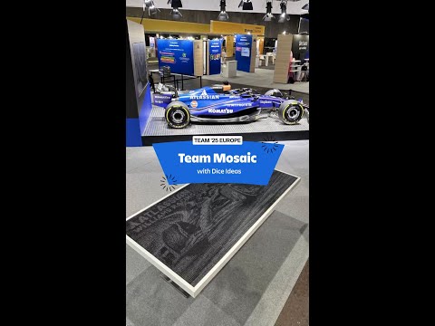 Dice artwork at Team '25 Europe