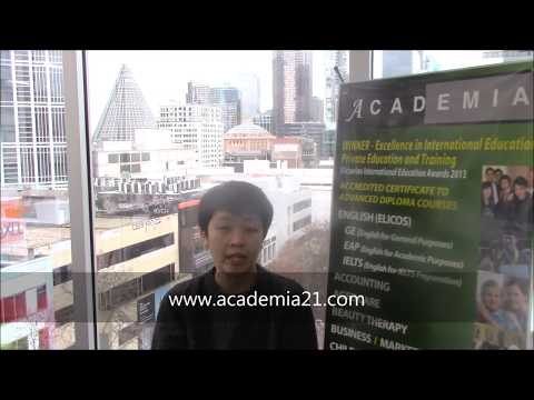 Auchareeya Potima (Thai Version) discusses studying English at Academia International