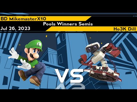Xeno303 Pools Winners Semis - MikemasterX10 (Luigi) vs Dill (ROB) - Smash Ultimate