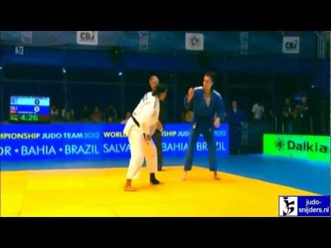 Judo 2012 World Championships Teams Salvador: Cortes Aldama (CUB) - Karadag (TUR) [-70kg]