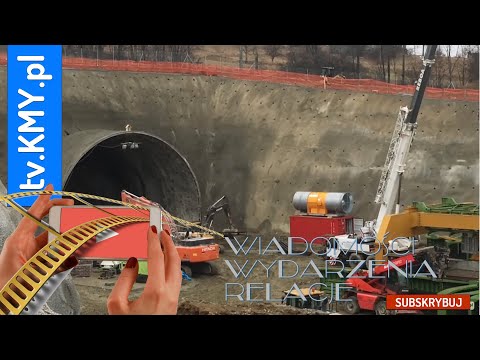 Ruszyły prace przy tunelu na Zakopiance - relacja KMY.pl