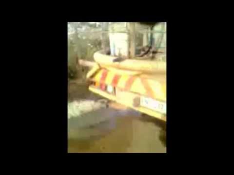 Sewage dumping