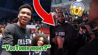 Giannis &amp; Lebron James *RECOGNIZED* Me! KD TOLD ME TO UPLOAD!