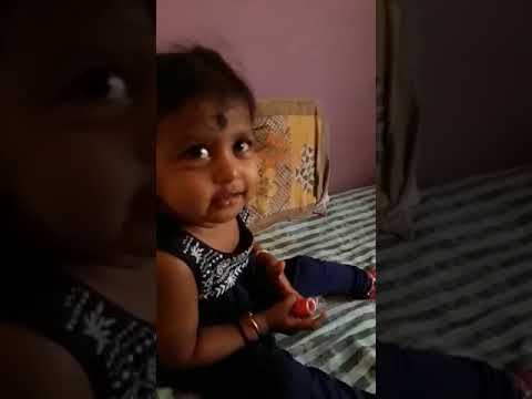 Cute baby ashvika making animal sounds